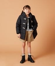 KJLJS35029 a.v.v KIDS(アー・ヴェ・ヴェ) [100-130]【セットアップ対応】フクレショートパンツ ベージュ