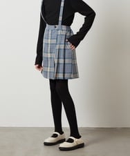 KJLJS36029 a.v.v KIDS(アー・ヴェ・ヴェ) [100-130]サスペンダー付きラップキュロット ライトブルー