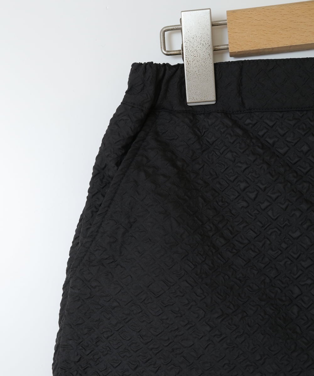 KJLJT35034 a.v.v KIDS(アー・ヴェ・ヴェ) [140-150]【セットアップ対応】フクレショートパンツ ブラック