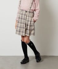 KJLJT36034 a.v.v KIDS(アー・ヴェ・ヴェ) [140-150]サスペンダー付きラップキュロット ライトブルー