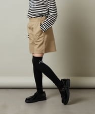 KJLJU35039 a.v.v KIDS(アー・ヴェ・ヴェ) [160]【セットアップ対応】フクレショートパンツ ベージュ