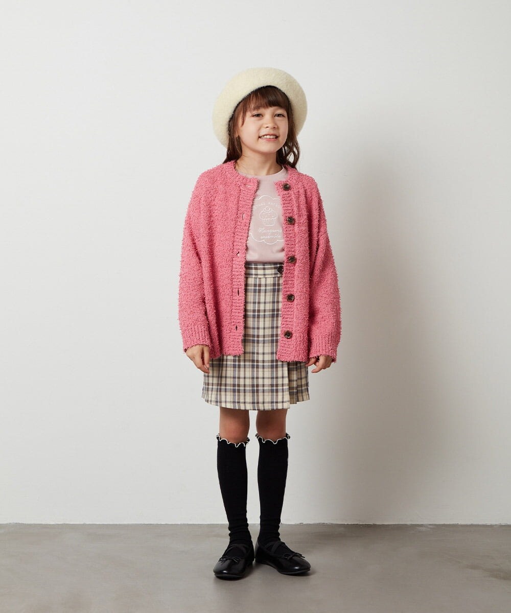 KJLJU36039 a.v.v KIDS(アー・ヴェ・ヴェ) [160]サスペンダー付きラップキュロット ライトブルー