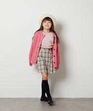 KJLJU36039 a.v.v KIDS(アー・ヴェ・ヴェ) [160]サスペンダー付きラップキュロット ライトブルー
