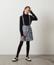 KJLJU36039 a.v.v KIDS(アー・ヴェ・ヴェ) [160]サスペンダー付きラップキュロット ライトブルー