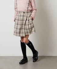 KJLJU36039 a.v.v KIDS(アー・ヴェ・ヴェ) [160]サスペンダー付きラップキュロット ライトブルー
