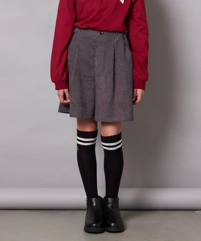 KJLJV30029 a.v.v KIDS [120-130]タックショートパンツ