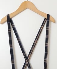 KJLJV33039 a.v.v KIDS(アー・ヴェ・ヴェ) [120-160サスペンダー付きテーパードパンツ ネイビー