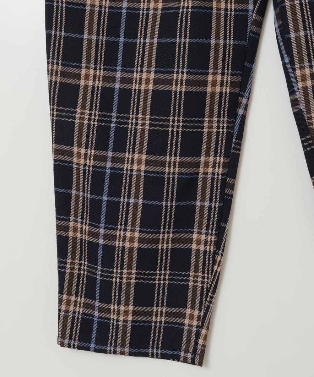 KJLJV33039 a.v.v KIDS(アー・ヴェ・ヴェ) [120-160サスペンダー付きテーパードパンツ ネイビー