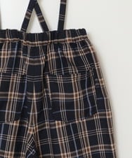 KJLJV33039 a.v.v KIDS(アー・ヴェ・ヴェ) [120-160サスペンダー付きテーパードパンツ ネイビー