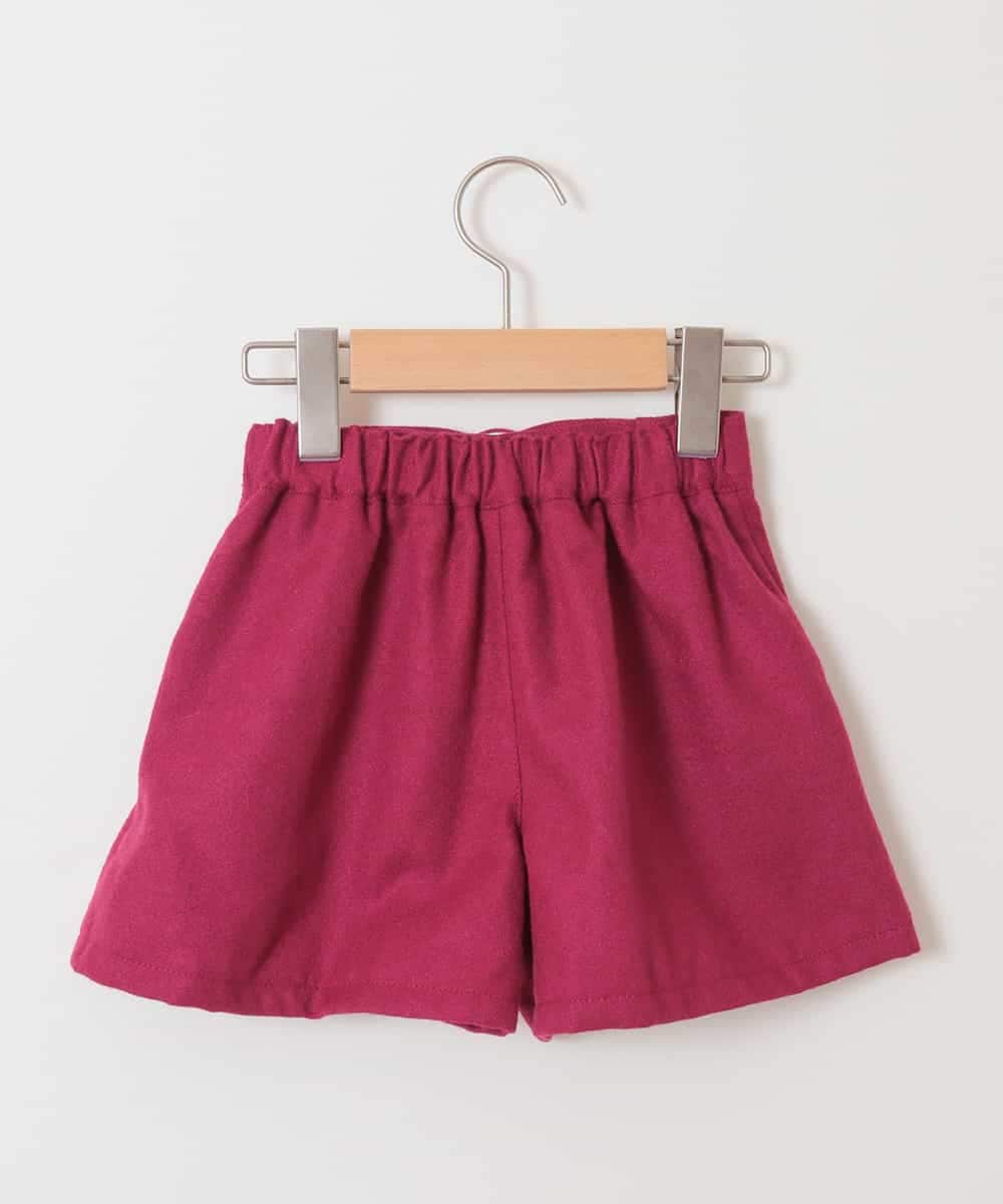 KJLKE01034 a.v.v KIDS(アー・ヴェ・ヴェ) [140-150]くるみバックルデザインキュロット パープル