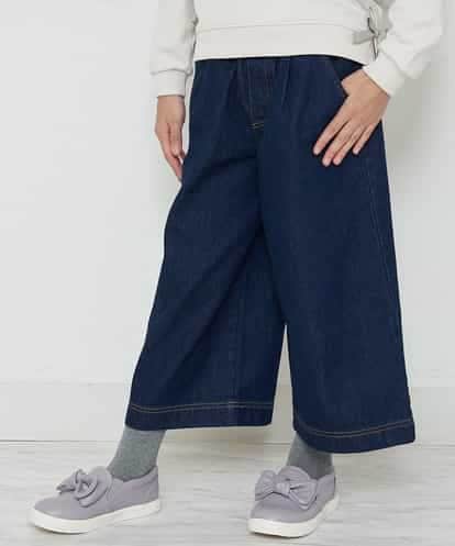 KJLKM41034 a.v.v KIDS [120-130]サスペンダー付きバックレースアップパンツ
