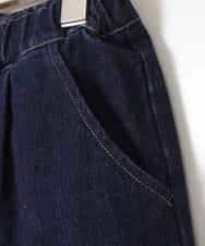 KJLKN41039 a.v.v KIDS(アー・ヴェ・ヴェ) [140-150]サスペンダー付きバックレースアップパンツ デニム