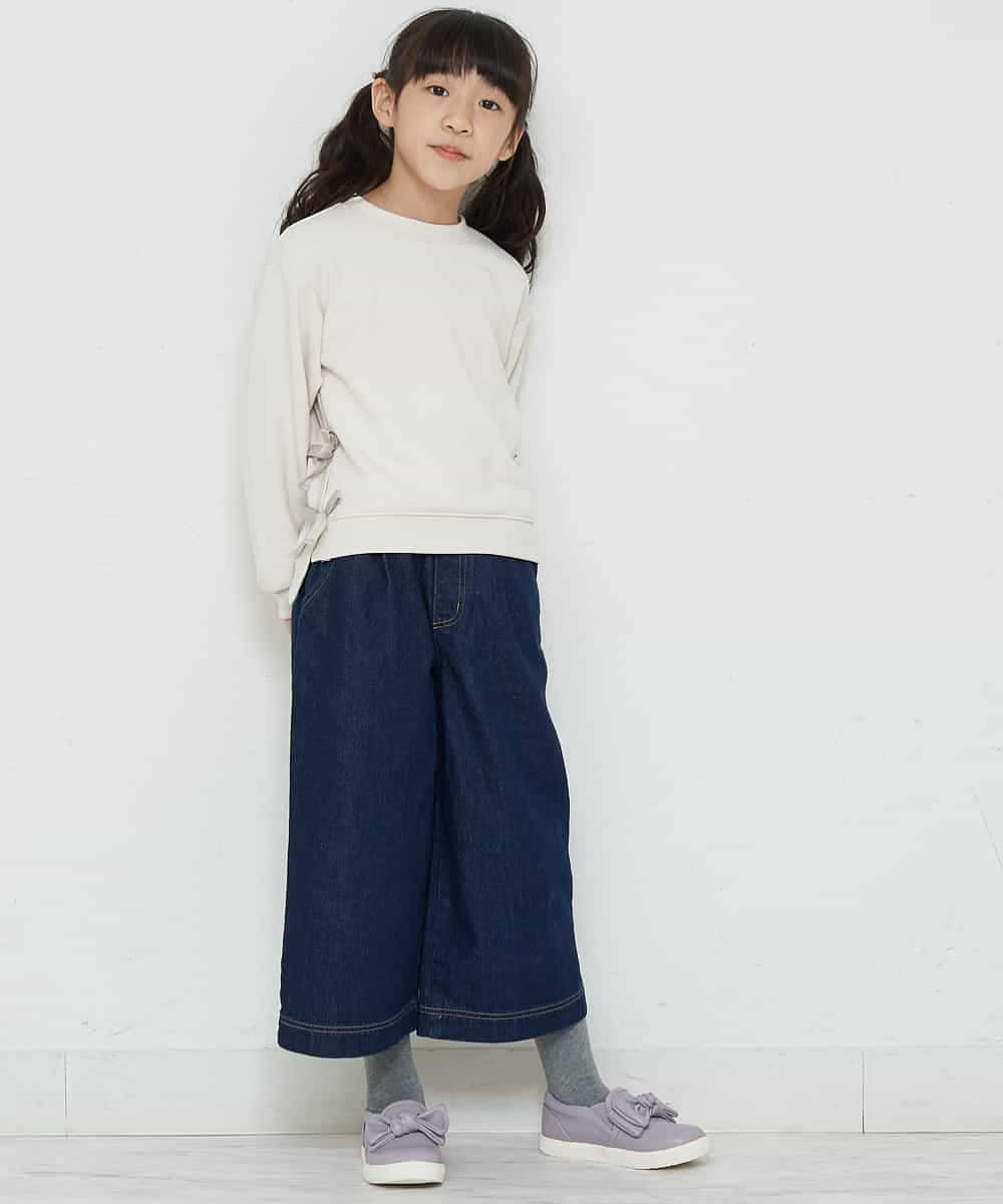 KJLKO41044 a.v.v KIDS(アー・ヴェ・ヴェ) [160]サスペンダー付きバックレースアップパンツ レッド