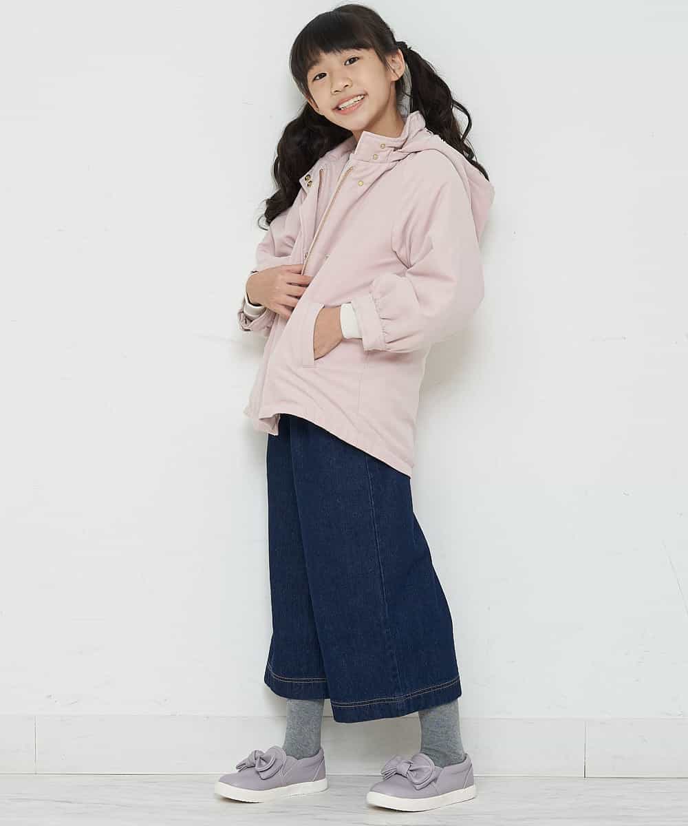 KJLKO41044 a.v.v KIDS(アー・ヴェ・ヴェ) [160]サスペンダー付きバックレースアップパンツ レッド