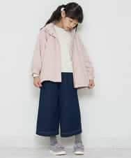 KJLKO41044 a.v.v KIDS(アー・ヴェ・ヴェ) [160]サスペンダー付きバックレースアップパンツ レッド
