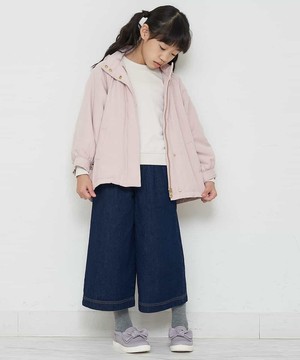 KJLKO41044 a.v.v KIDS(アー・ヴェ・ヴェ) [160]サスペンダー付きバックレースアップパンツ レッド