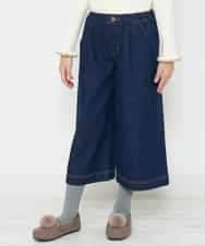 KJLKO41044 a.v.v KIDS(アー・ヴェ・ヴェ) [160]サスペンダー付きバックレースアップパンツ レッド