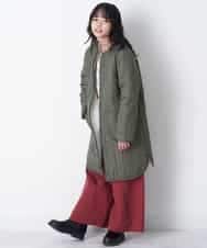 KJLKO41044 a.v.v KIDS(アー・ヴェ・ヴェ) [160]サスペンダー付きバックレースアップパンツ レッド