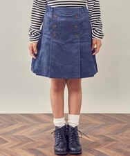 KJLKP40029 a.v.v KIDS(アー・ヴェ・ヴェ) [100-130]ストレッチコールフロントボタンスカパン ベージュ