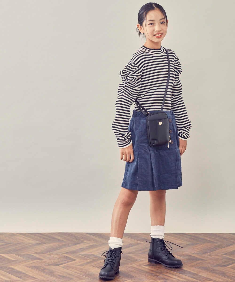 KJLKP40029 a.v.v KIDS(アー・ヴェ・ヴェ) [100-130]ストレッチコールフロントボタンスカパン ベージュ