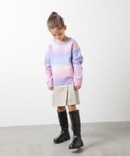 KJLKP40029 a.v.v KIDS(アー・ヴェ・ヴェ) [100-130]ストレッチコールフロントボタンスカパン ベージュ