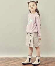 KJLKP40029 a.v.v KIDS(アー・ヴェ・ヴェ) [100-130]ストレッチコールフロントボタンスカパン ベージュ
