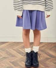 KJLKP41029 a.v.v KIDS(アー・ヴェ・ヴェ) [100-130]タックフレアキュロット ブルー