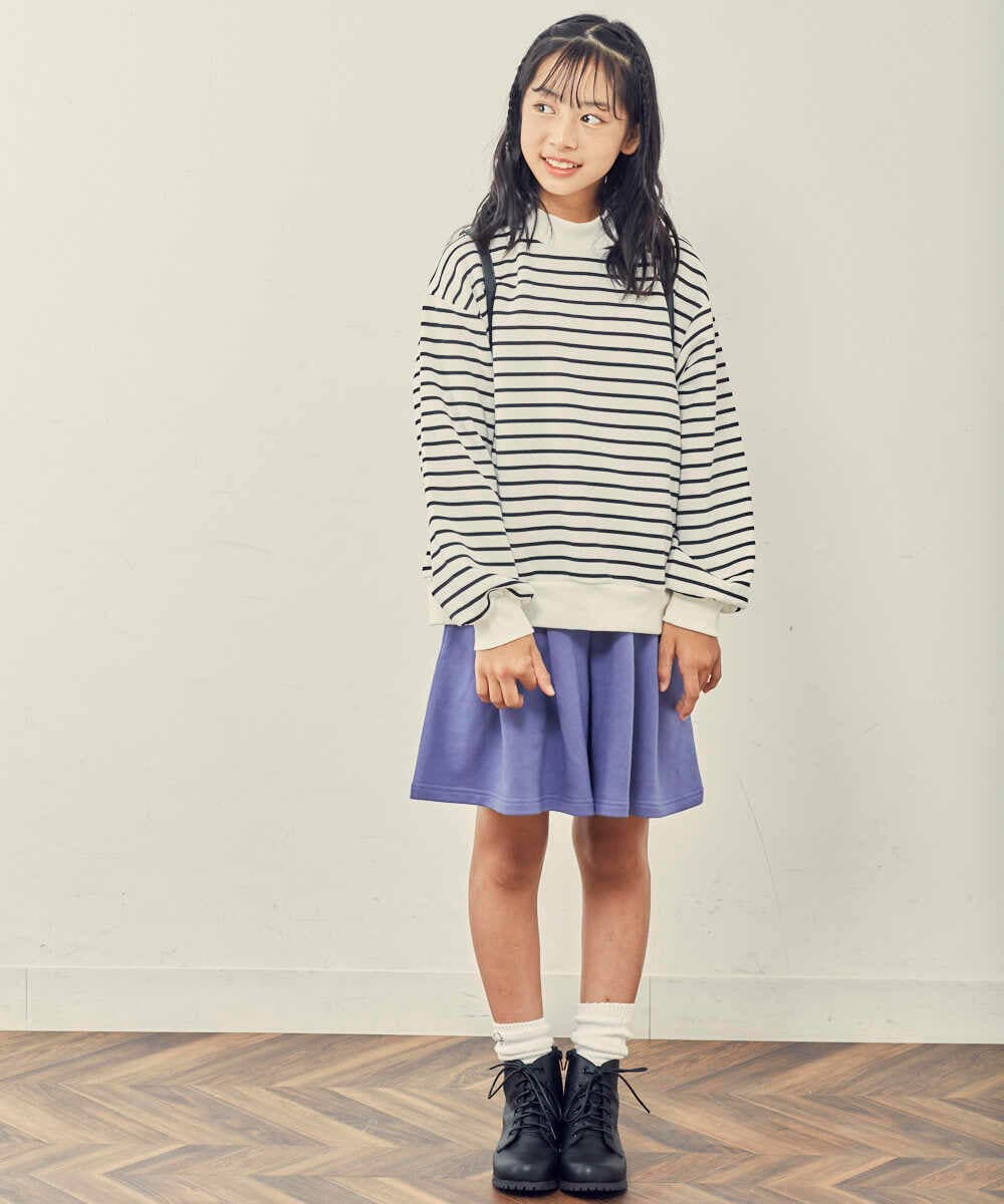 KJLKP41029 a.v.v KIDS(アー・ヴェ・ヴェ) [100-130]タックフレアキュロット ベージュ