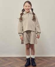 KJLKP41029 a.v.v KIDS(アー・ヴェ・ヴェ) [100-130]タックフレアキュロット ベージュ