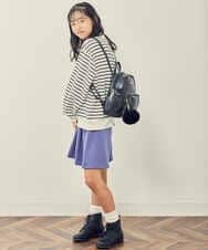 KJLKP41029 a.v.v KIDS(アー・ヴェ・ヴェ) [100-130]タックフレアキュロット ベージュ