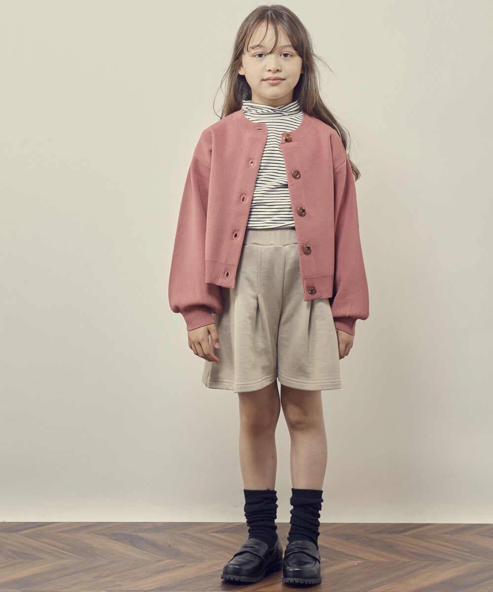 KJLKQ41034 a.v.v KIDS(アー・ヴェ・ヴェ) [140-150]タックフレアキュロット ブルー