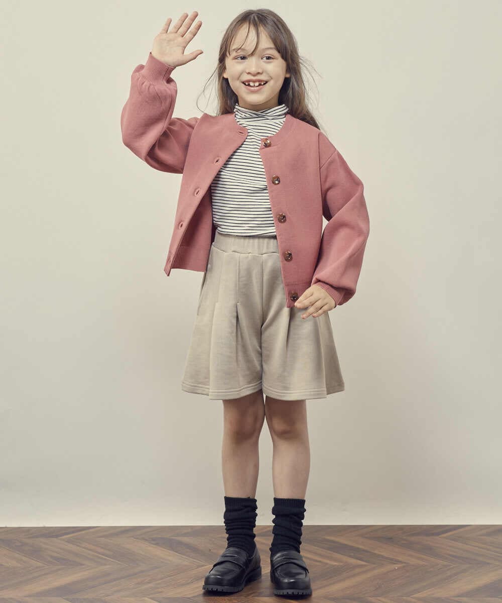 KJLKQ41034 a.v.v KIDS(アー・ヴェ・ヴェ) [140-150]タックフレアキュロット ブルー