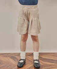 KJLKQ41034 a.v.v KIDS(アー・ヴェ・ヴェ) [140-150]タックフレアキュロット ブルー