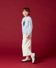 KJLKS41034 a.v.v KIDS(アー・ヴェ・ヴェ) [120-130]【セットアップ対応】サス付きフロントボタンワイドパンツ ライトブルー