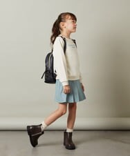 KJLKU45039 a.v.v KIDS(アー・ヴェ・ヴェ) [160]アシメプリーツスカパン ミント