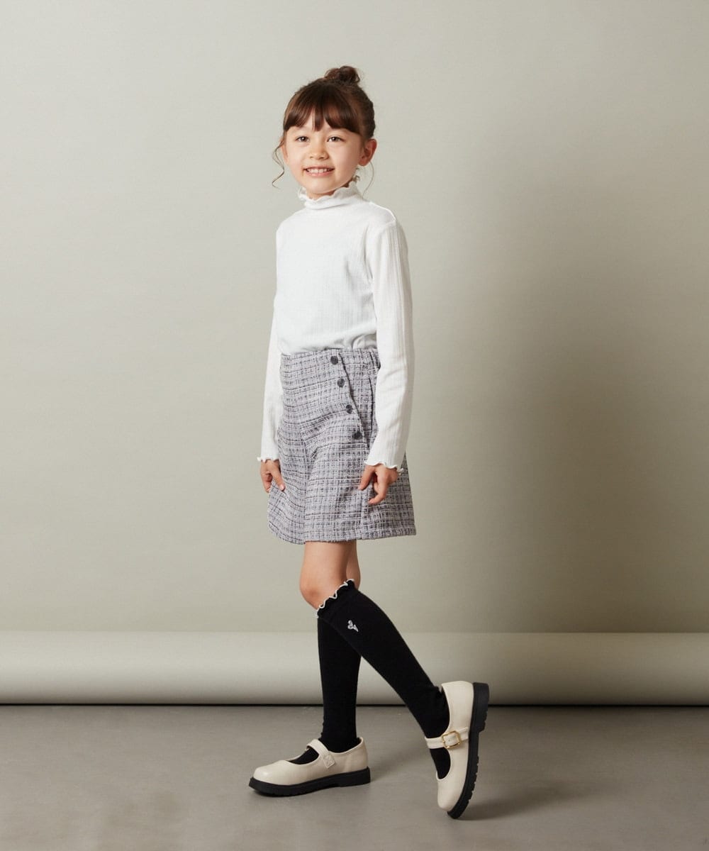 KJLKU46039 a.v.v KIDS(アー・ヴェ・ヴェ) [160]ツイードショートパンツ ベージュ