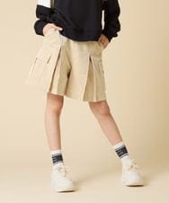 KJLLA41039 a.v.v KIDS(アー・ヴェ・ヴェ) [120-160]コーデュロイカーゴキュロット ライトブルー