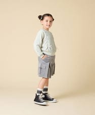KJLLA41039 a.v.v KIDS(アー・ヴェ・ヴェ) [120-160]コーデュロイカーゴキュロット ライトブルー