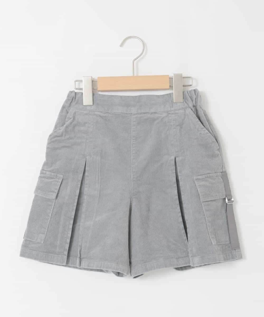 KJLLA41039 a.v.v KIDS(アー・ヴェ・ヴェ) [120-160]コーデュロイカーゴキュロット ライトブルー