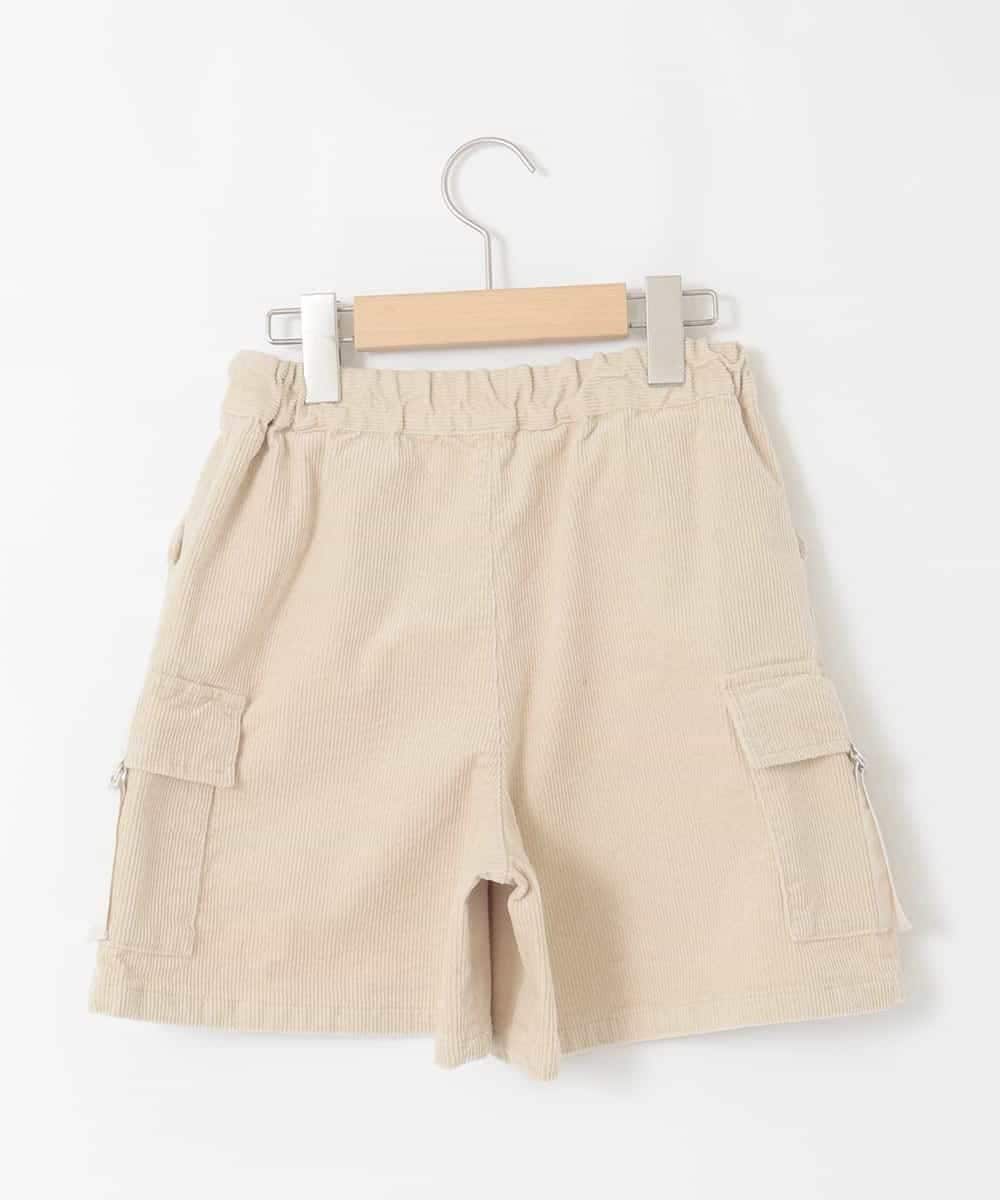 KJLLA41039 a.v.v KIDS(アー・ヴェ・ヴェ) [120-160]コーデュロイカーゴキュロット ベージュ