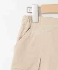 KJLLA41039 a.v.v KIDS(アー・ヴェ・ヴェ) [120-160]コーデュロイカーゴキュロット ベージュ