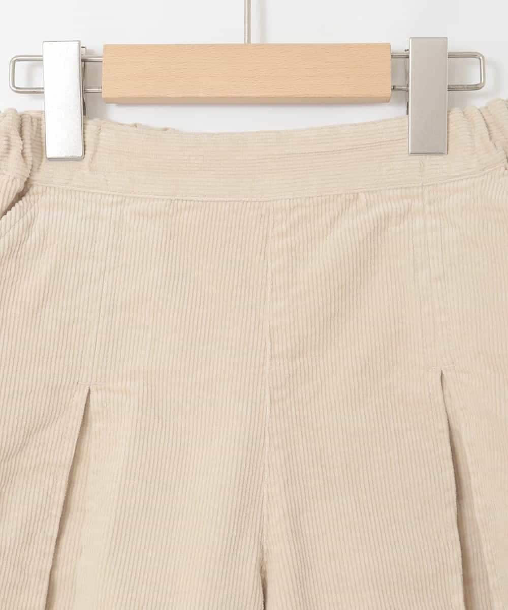 KJLLA41039 a.v.v KIDS(アー・ヴェ・ヴェ) [120-160]コーデュロイカーゴキュロット ベージュ