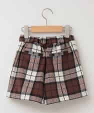 KJLLI10039 a.v.v KIDS(アー・ヴェ・ヴェ) [160]シャギーチェックキュロット[WEB限定サイズ] ブラウン