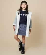 KJLLJ10029 a.v.v KIDS(アー・ヴェ・ヴェ) [100-130]コーデュロイワークラップパンツ[WEB限定サイズ] ラベンダー