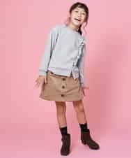 KJLLJ10029 a.v.v KIDS(アー・ヴェ・ヴェ) [100-130]コーデュロイワークラップパンツ[WEB限定サイズ] ラベンダー