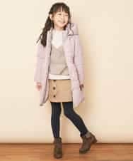 KJLLJ10029 a.v.v KIDS(アー・ヴェ・ヴェ) [100-130]コーデュロイワークラップパンツ[WEB限定サイズ] ラベンダー