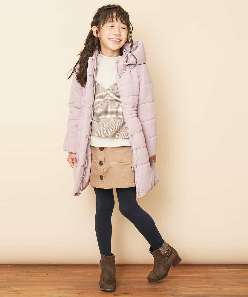 KJLLJ10029 a.v.v KIDS(アー・ヴェ・ヴェ) [100-130]コーデュロイワークラップパンツ[WEB限定サイズ] ラベンダー