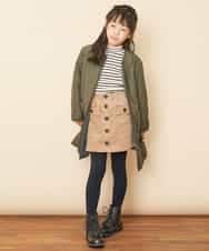 KJLLJ10029 a.v.v KIDS(アー・ヴェ・ヴェ) [100-130]コーデュロイワークラップパンツ[WEB限定サイズ] ラベンダー