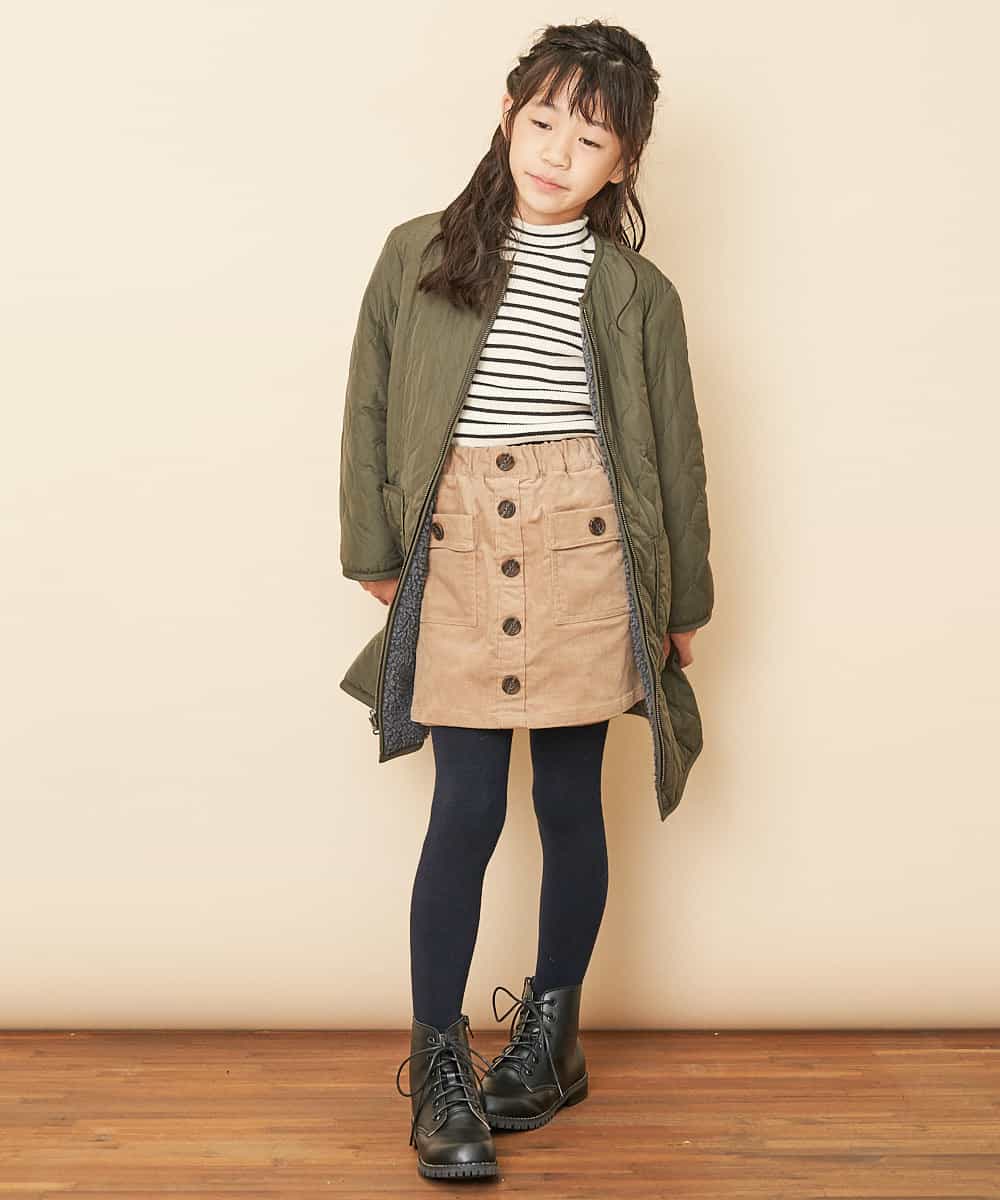 KJLLJ10029 a.v.v KIDS(アー・ヴェ・ヴェ) [100-130]コーデュロイワークラップパンツ[WEB限定サイズ] ラベンダー