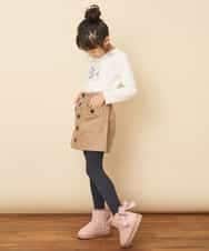 KJLLJ10029 a.v.v KIDS(アー・ヴェ・ヴェ) [100-130]コーデュロイワークラップパンツ[WEB限定サイズ] ラベンダー